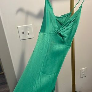 ZARA midi (maxi if you’re short) dress. Slight makeup stain on front